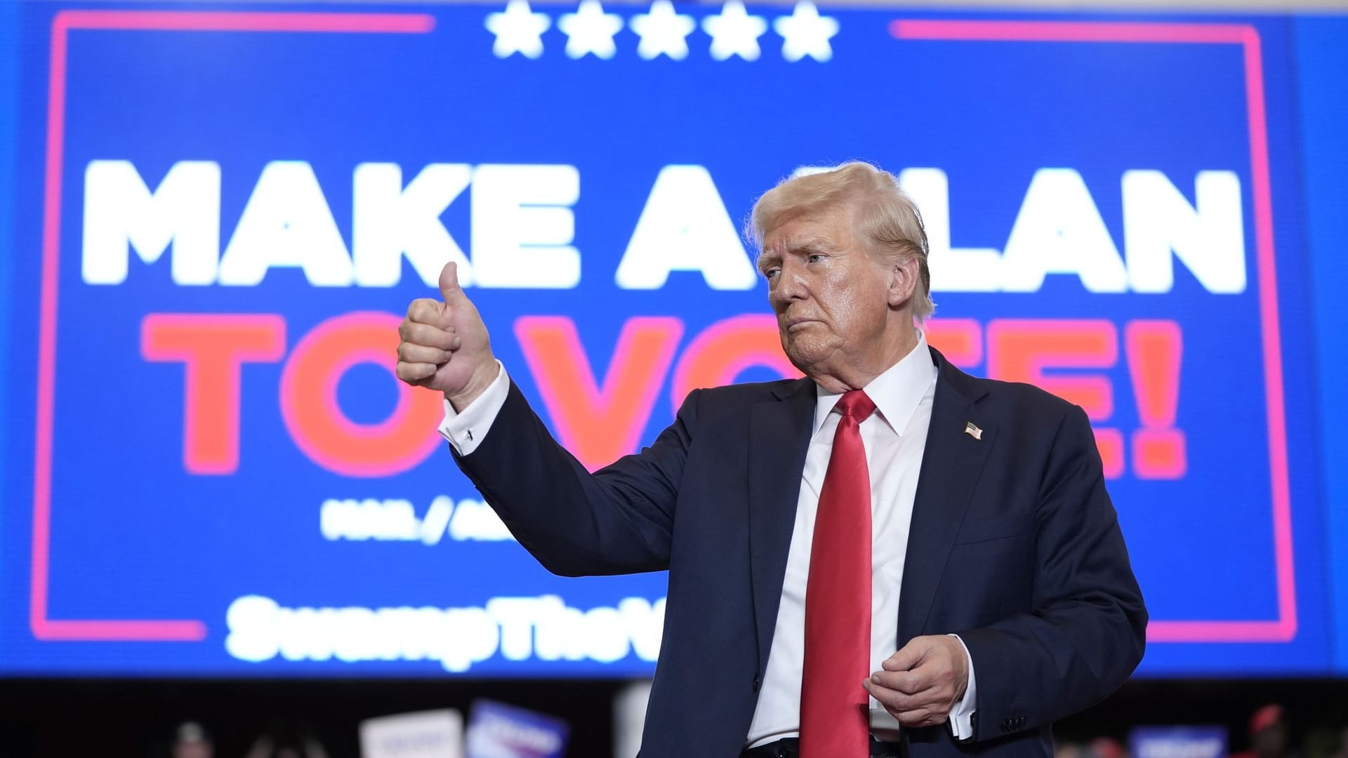 Wahlkampf in den USA - Trump in Minnesota Wahlkampf in den USA - Trump in Minnesota