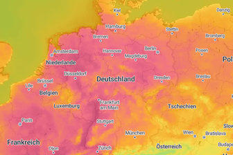 Die Wetterkarte von t-online glüht rot: In einem großen Teil Deutschlands gibt es Höchsttemperaturen.