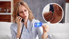 Frau am Telefon mit Bankkarte in der Hand (Symbolbild): Die Betrüger haben es auf sensible Daten abgesehen.