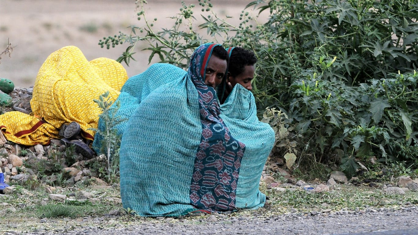 Äthiopische Migranten im Jemen