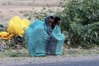 Äthiopische Migranten im Jemen