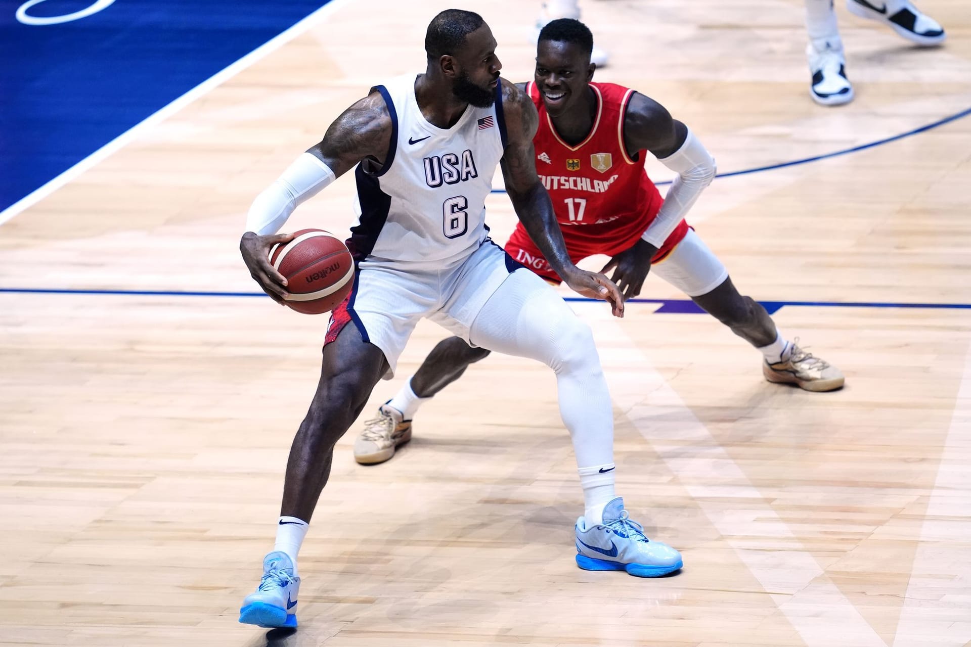 Basketball: Länderspiel USA - Deutschland