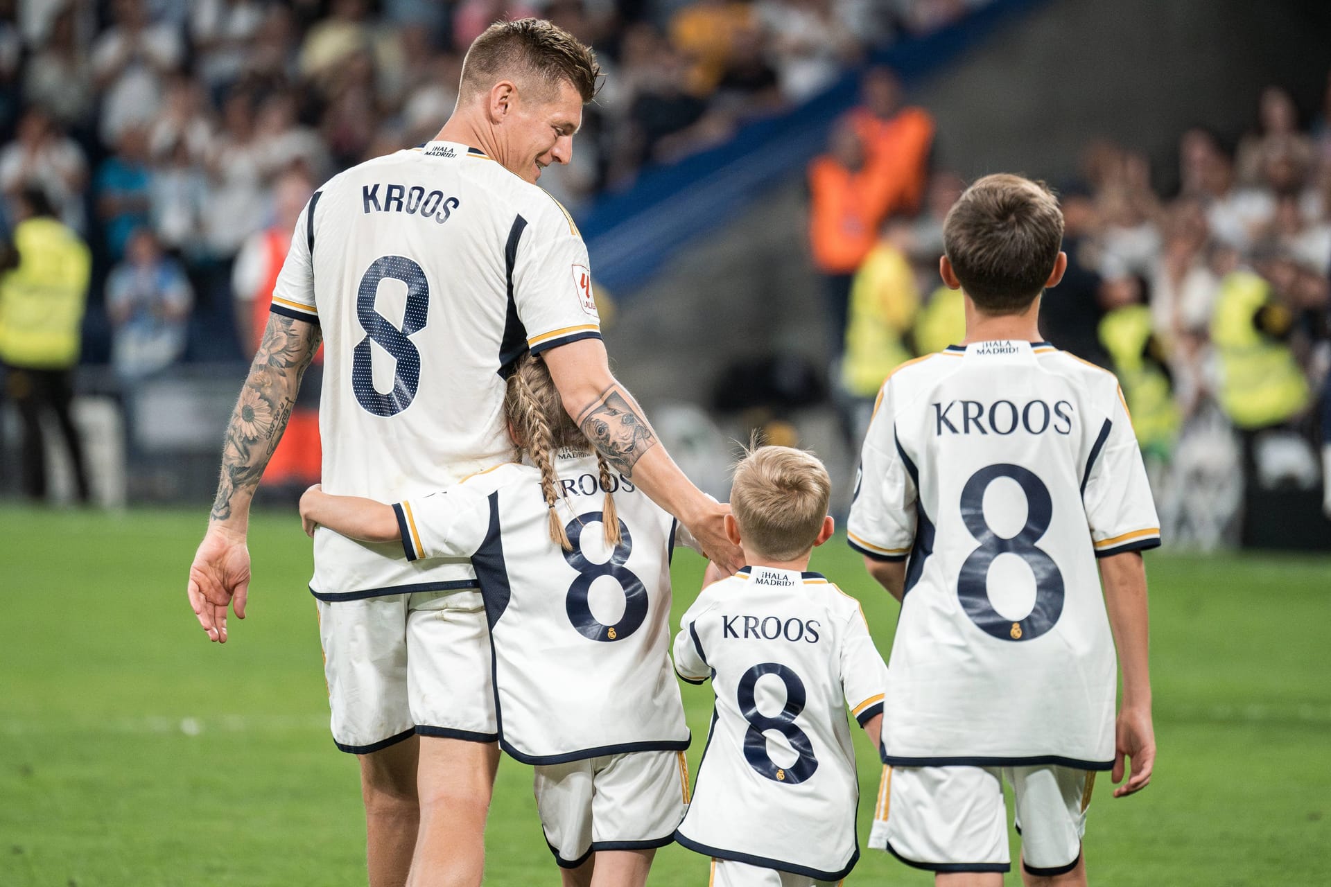 Toni Kroos und seine Frau haben bereits drei Kinder.