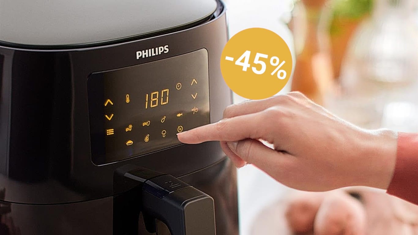 Ohne Öl frittieren: Der Airfryer XL von Philips, der bei t-online Testsieger wurde, ist heute bei Amazon zum halben Preis erhältlich.