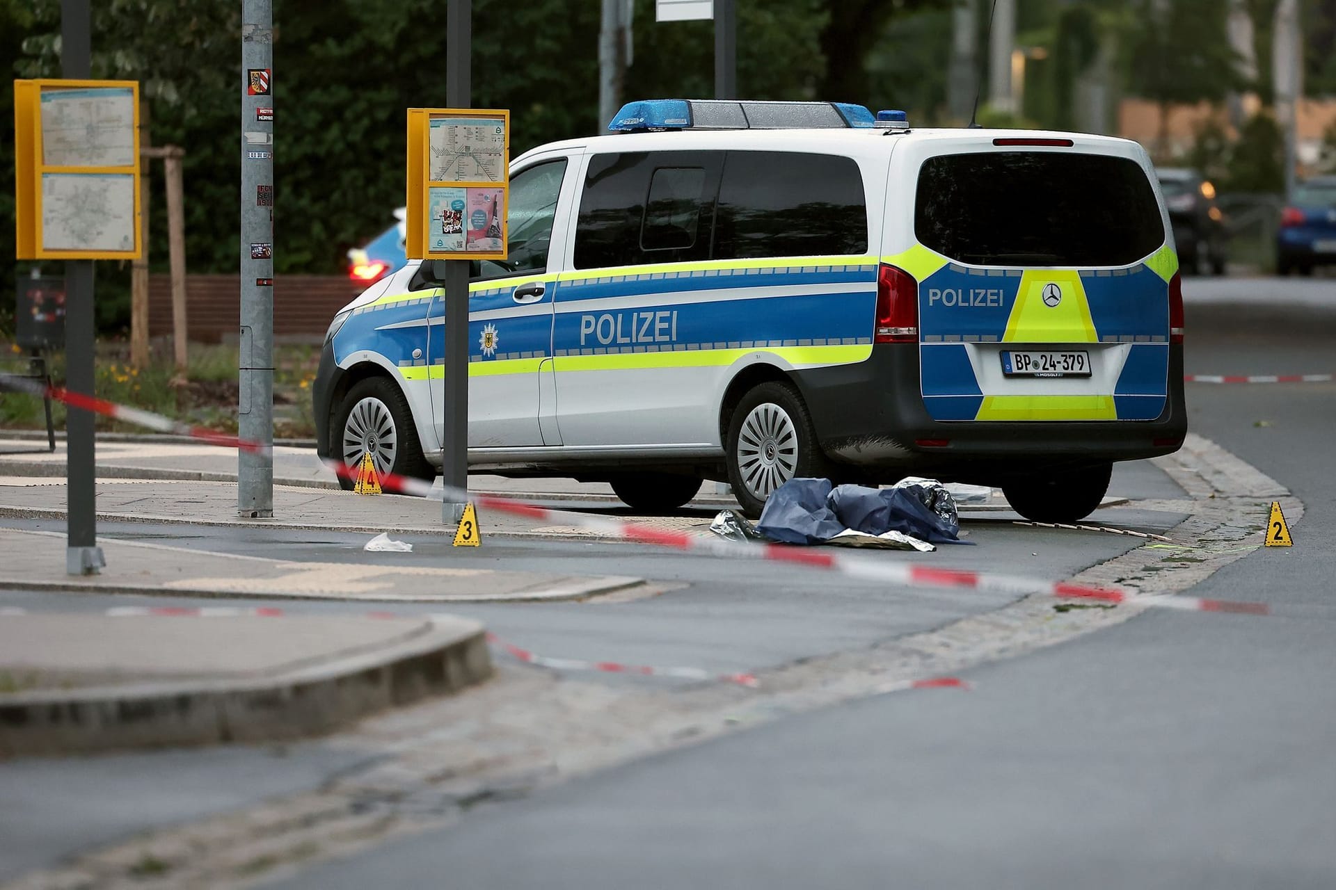 Großer Polizeieinsatz in Mittelfranken