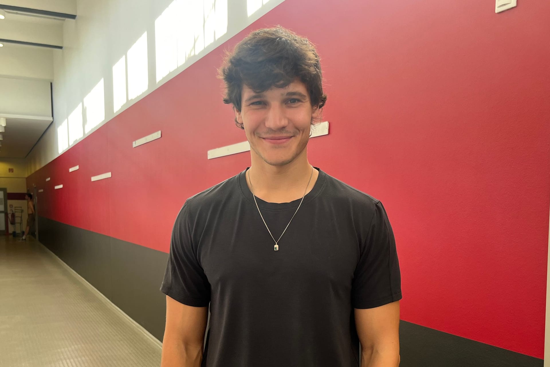 Wincent Weiss vor seinem Auftritt.