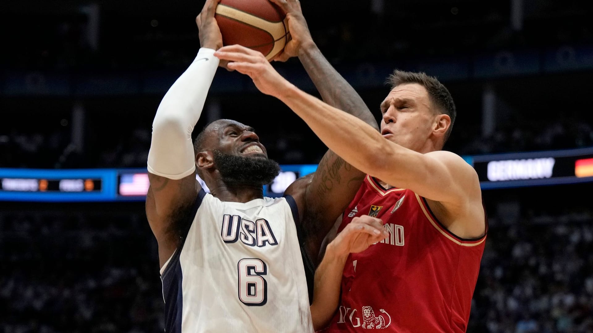 Basketball: Länderspiel USA - Deutschland