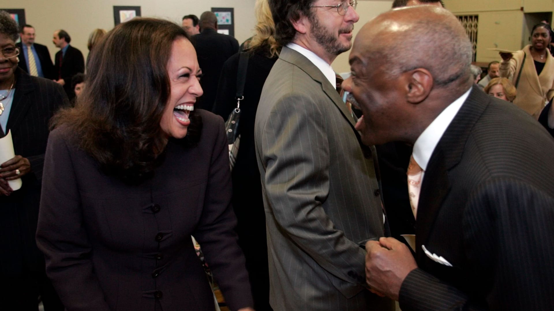 2006 in San Francisco: Kamala Harris und Willie Brown trafen bei einer Veranstaltung aufeinander.