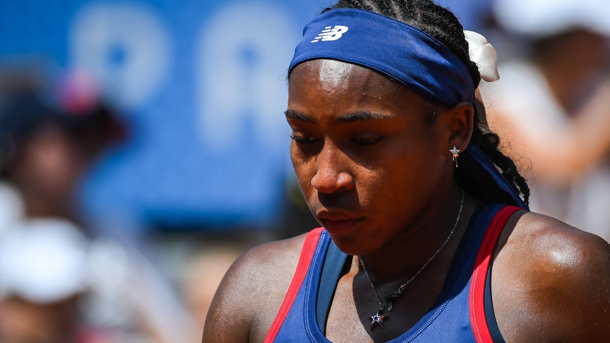 Olympia 2024 USTennisStar Coco Gauff schimpft unter Tränen gegen Schiri