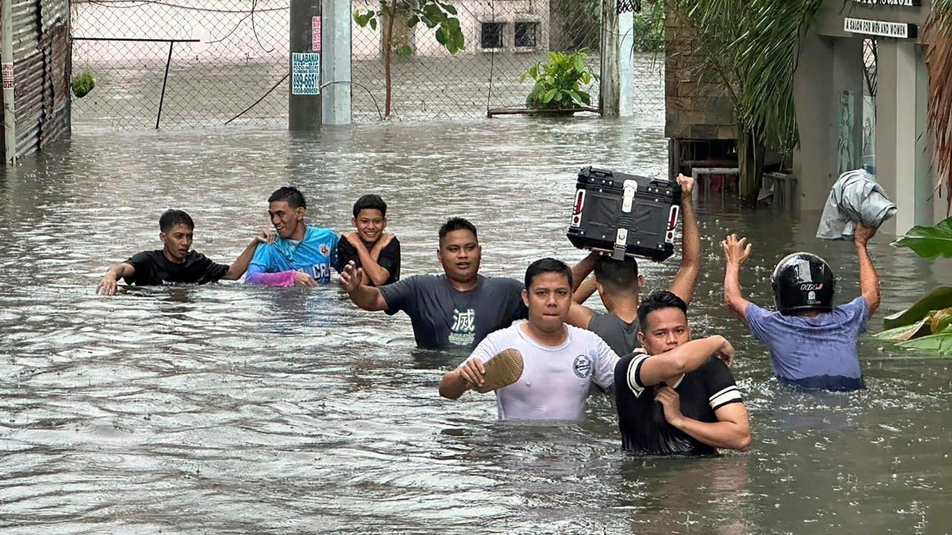 Taifun Gaemi auf den Philippinen