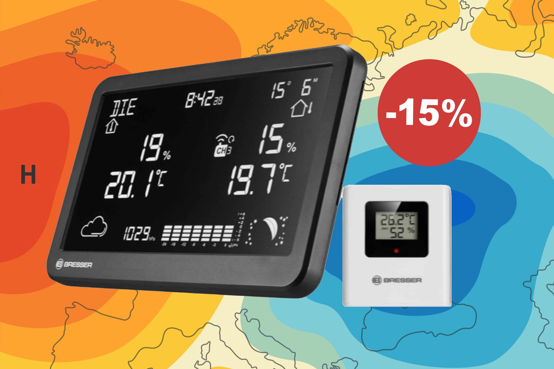 Im Onlineshop von Aldi bekommen Sie heute eine Wetterstation von Bresser für unter 50 Euro im Angebot.