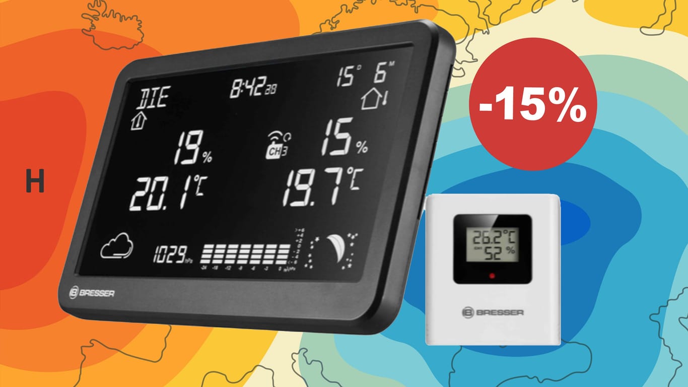 Im Onlineshop von Aldi bekommen Sie heute eine Wetterstation von Bresser für unter 50 Euro im Angebot.