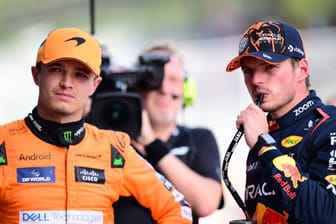 Lando Norris (links) und Max Verstappen: Die beiden könnten von guten Freunden zu erbitterten Rivalen werden.