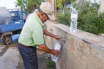 Wasser auf Sizilien wird rationiert aufgrund einer anhaltenden Dürre.