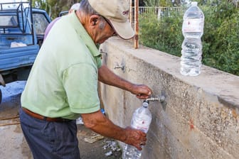 Wasser auf Sizilien wird rationiert aufgrund einer anhaltenden Dürre.