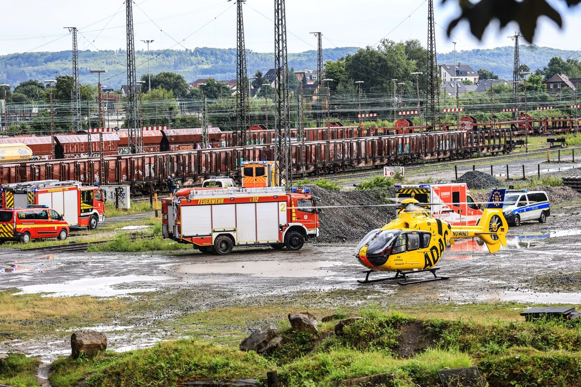 Mädchen durch Stromschlag auf Güterbahnhof schwer verletzt