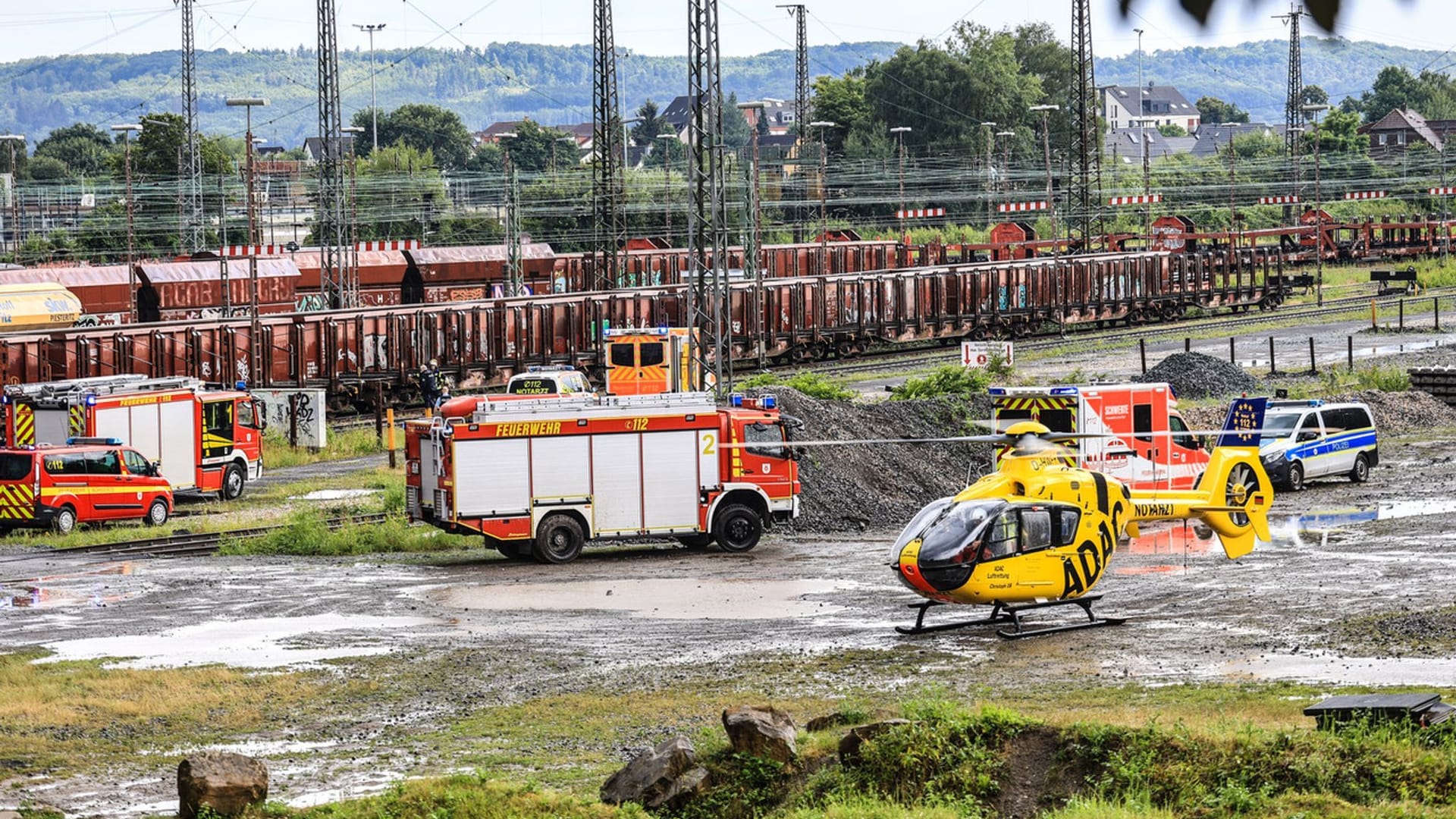 Mädchen durch Stromschlag auf Güterbahnhof schwer verletzt