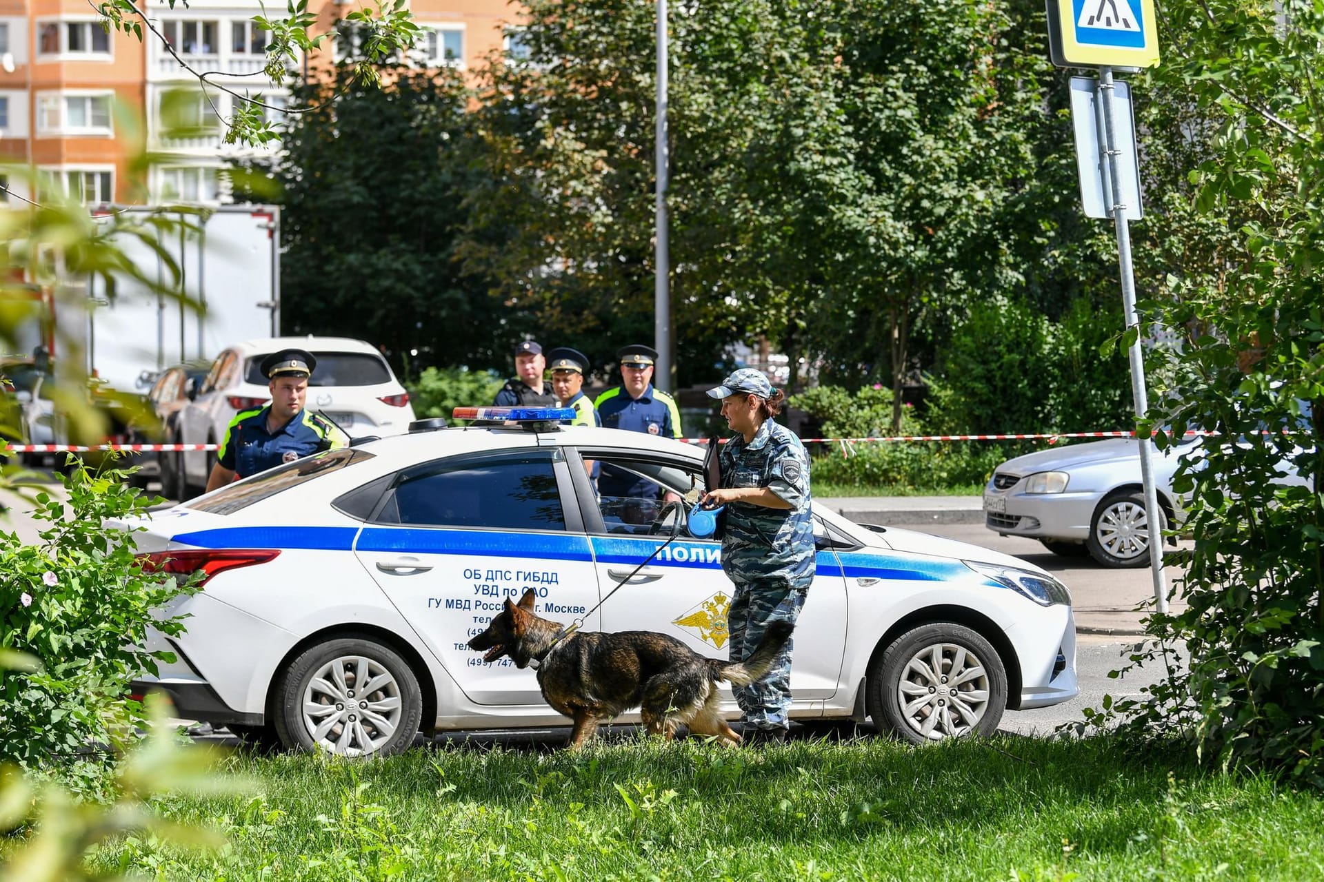 Autobombe explodiert in Moskau