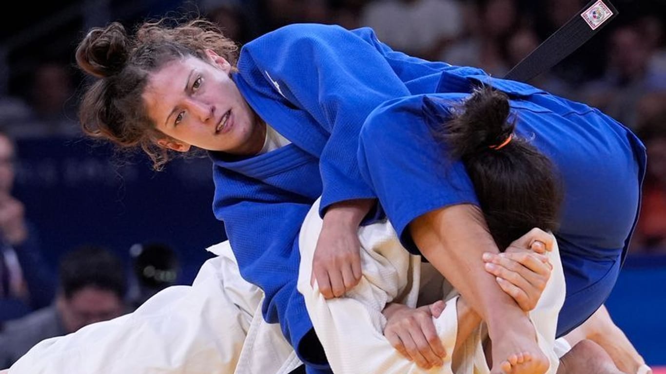 Miriam Butkereit (oben): Sie hat in Paris die erste Medaille für das deutsche Judo-Team geholt.