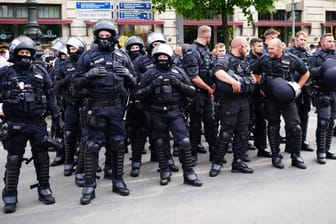 Polizei vor dem Finale der EM 2024: In Berlin gab es 133 Festnahmen rund um das Endspiel.