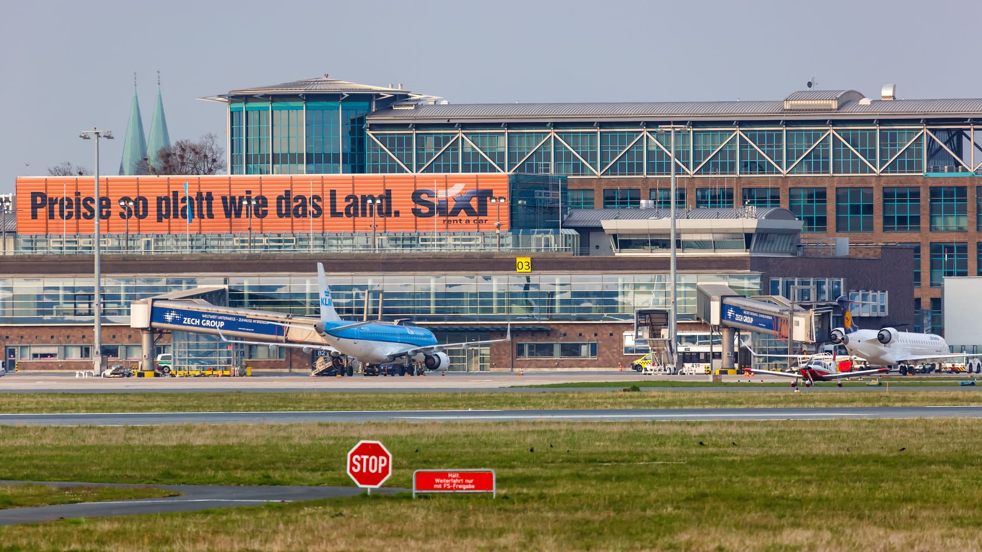 Bremen Airport BRE Terminal in Germany