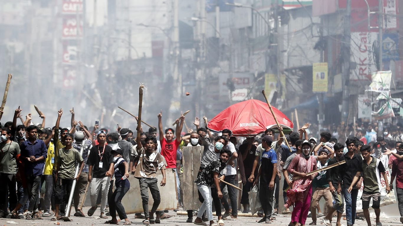 Studentenproteste in Bangladesch