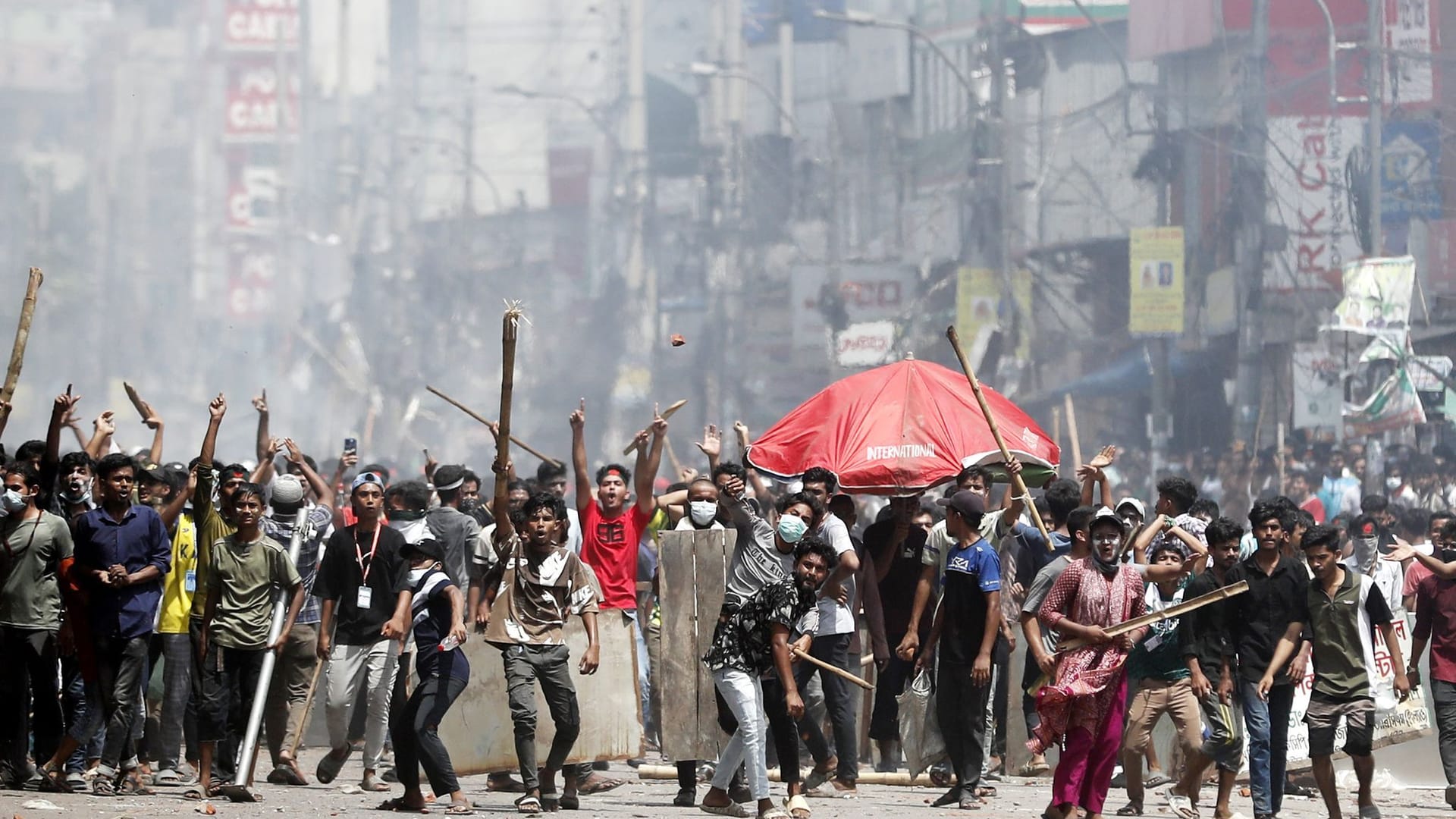 Studentenproteste in Bangladesch