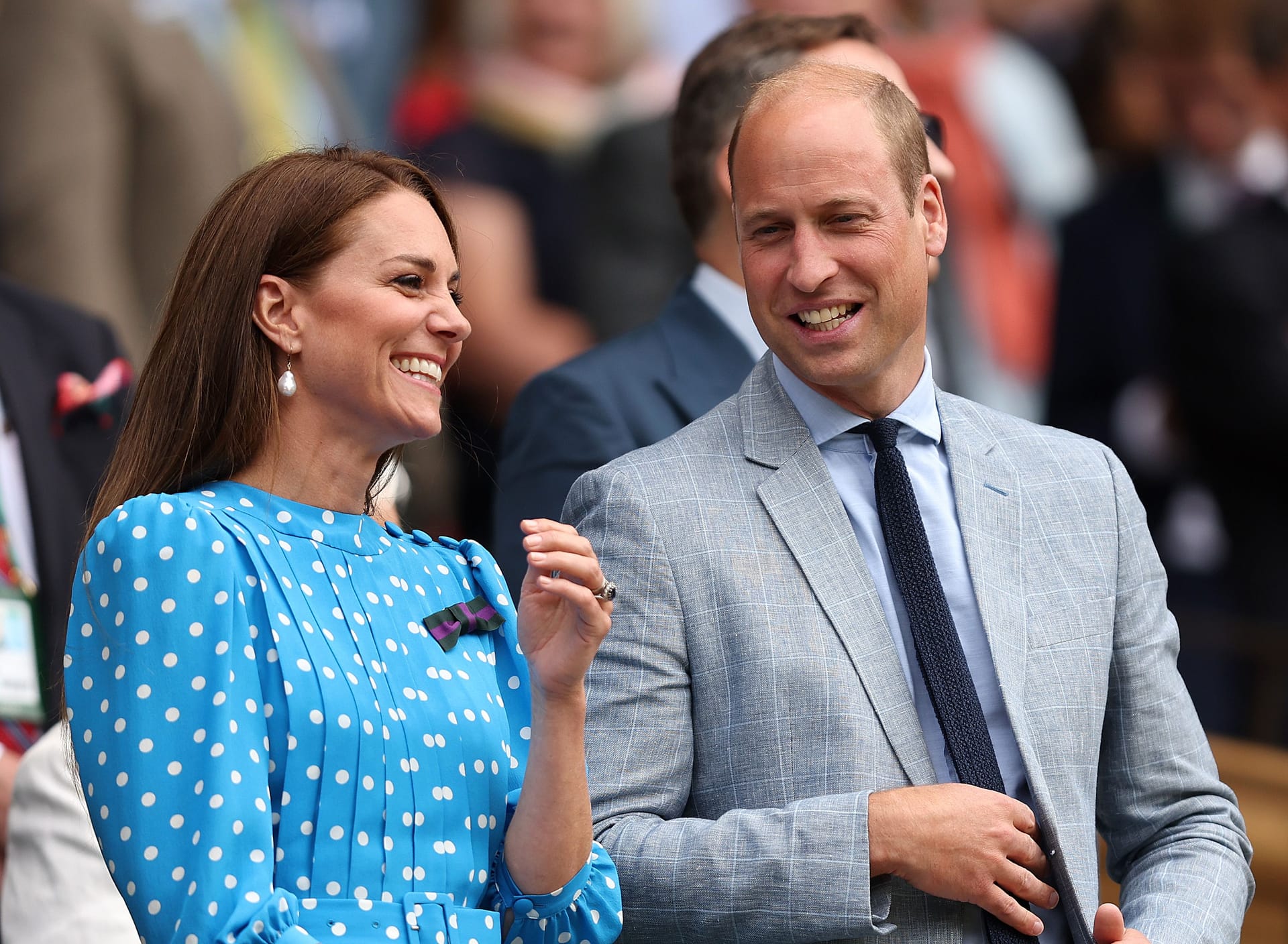 Prinzessin Kate und Prinz William 2022 in Wimbledon.
