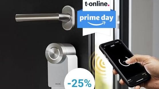 Das Nuki Smart Lock ermöglicht einfaches Auf- und Absperren per App und ist beim Prime Day auf Amazon um 25 Prozent reduziert.