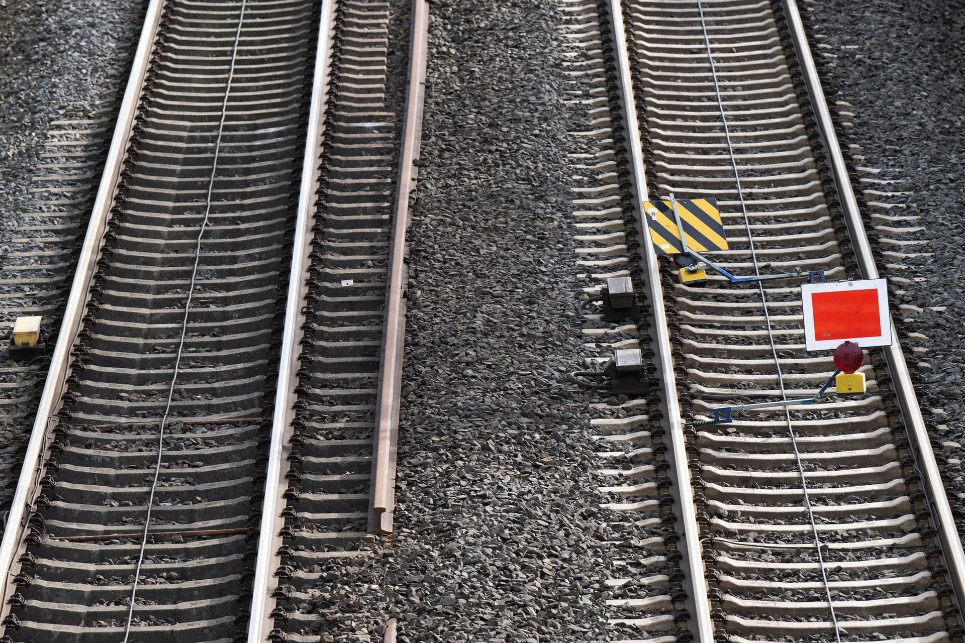 Baustellen bei der Bahn