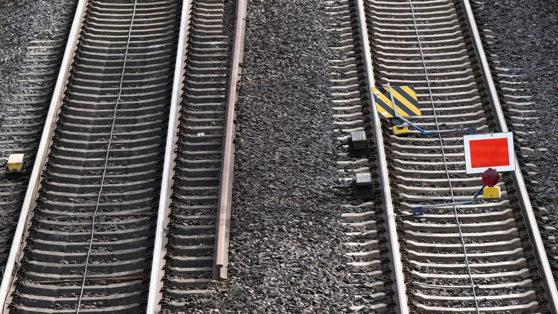 Baustellen bei der Bahn