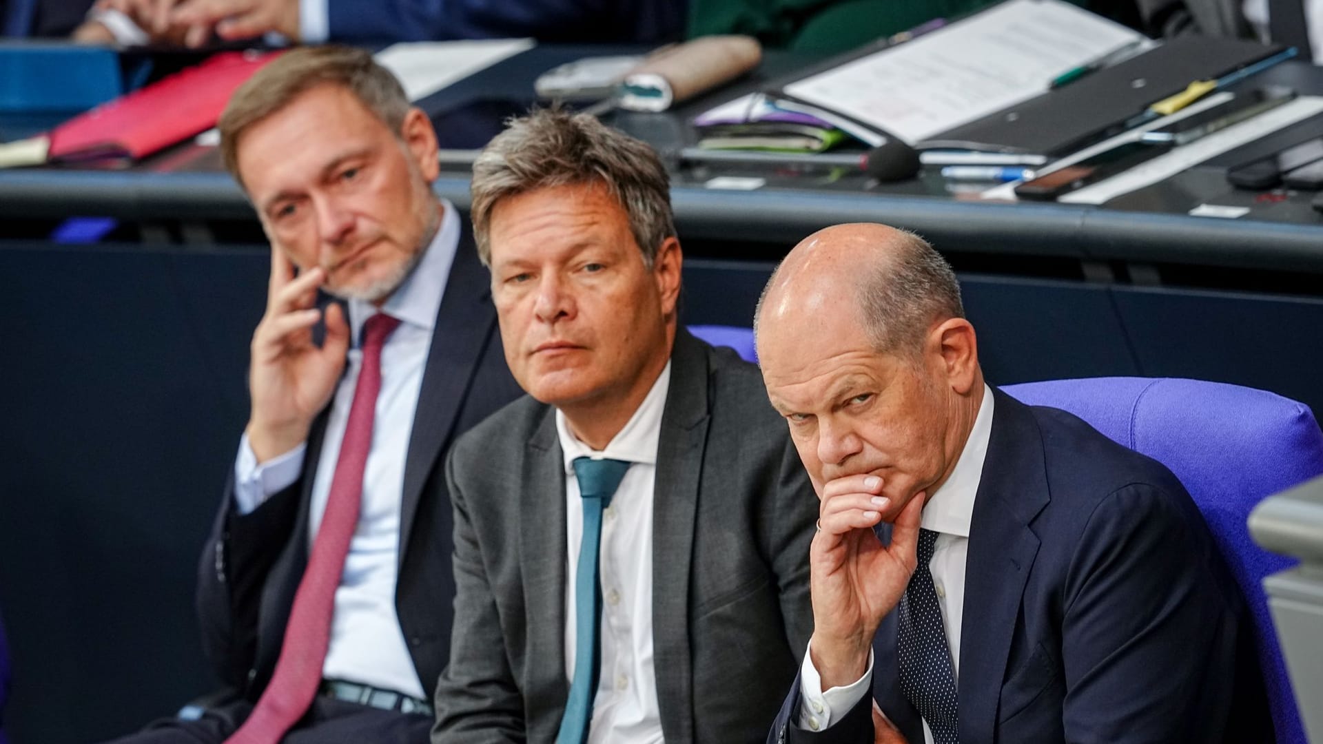 Scholz, Lindner und Habeck