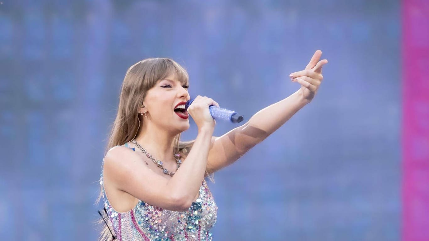 Taylor Swift bei ihrem Auftritt in München