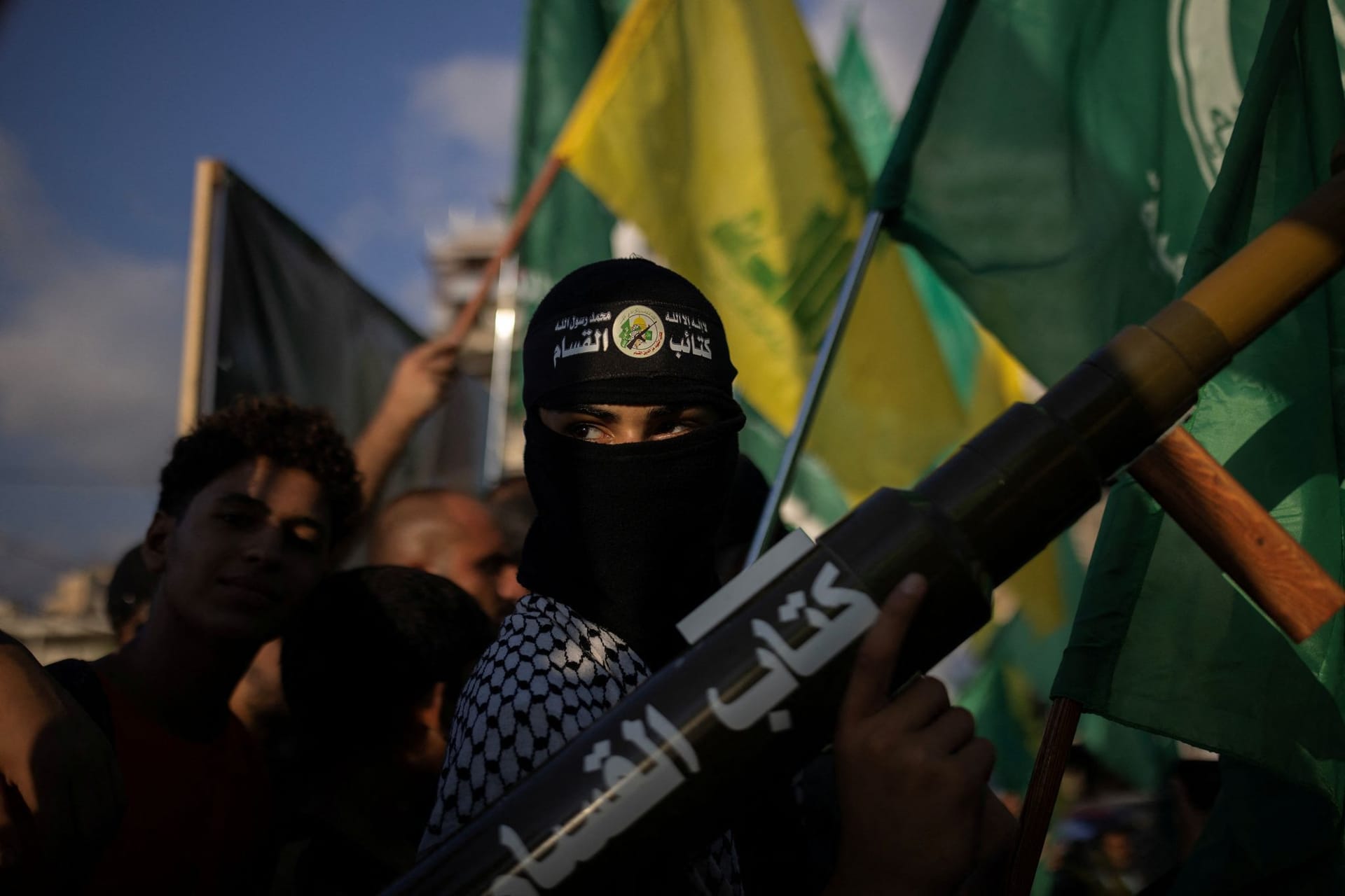 Protest against the assassination of Hamas leader Ismail Haniyeh, in Sidon