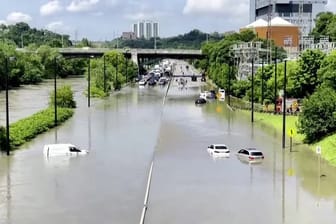 Überflutete Straßen in Toronto