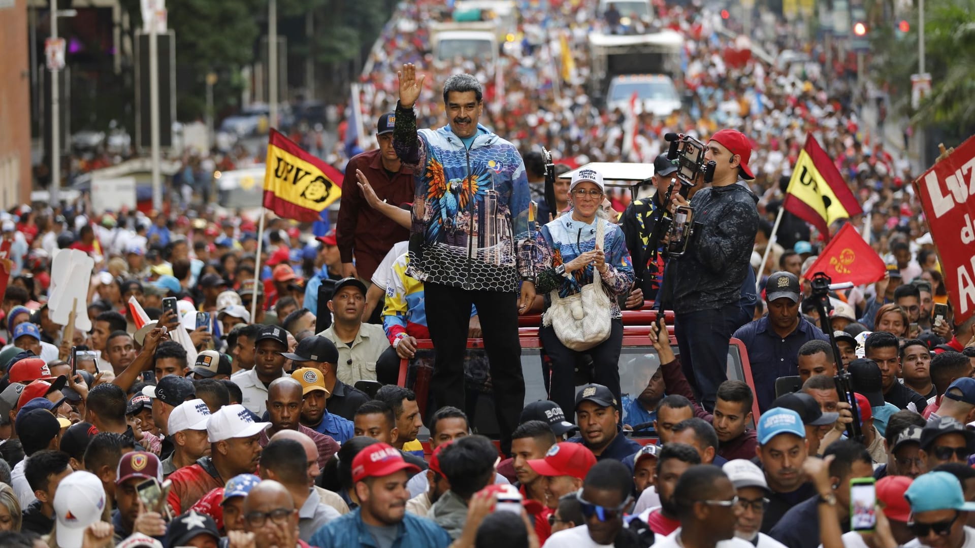 Wahlkampfauftakt für Präsidentenwahl in Venezuela