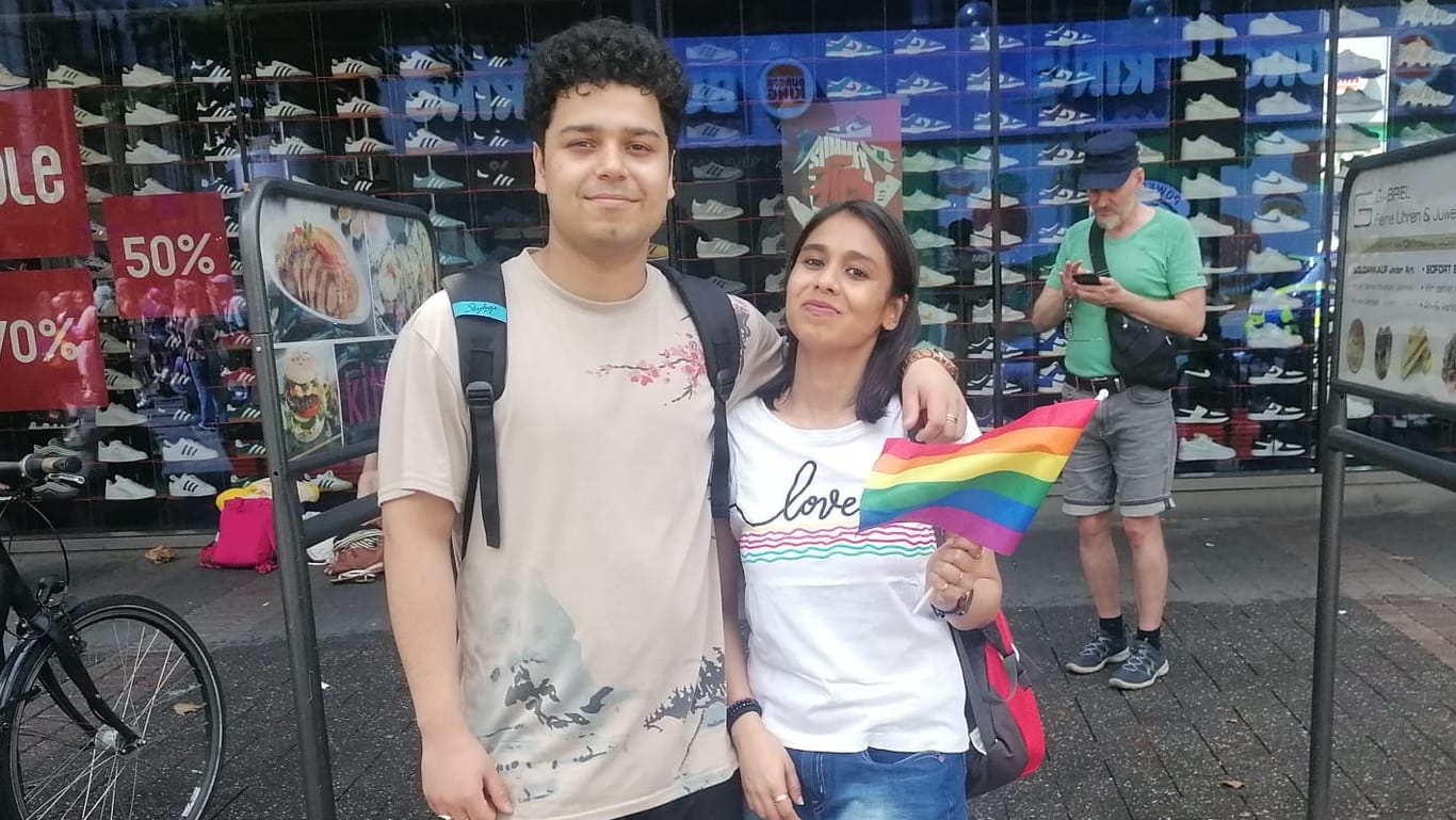 Sanchari und Tushar: Sie waren zum ersten Mal bei der Cologen Pride.