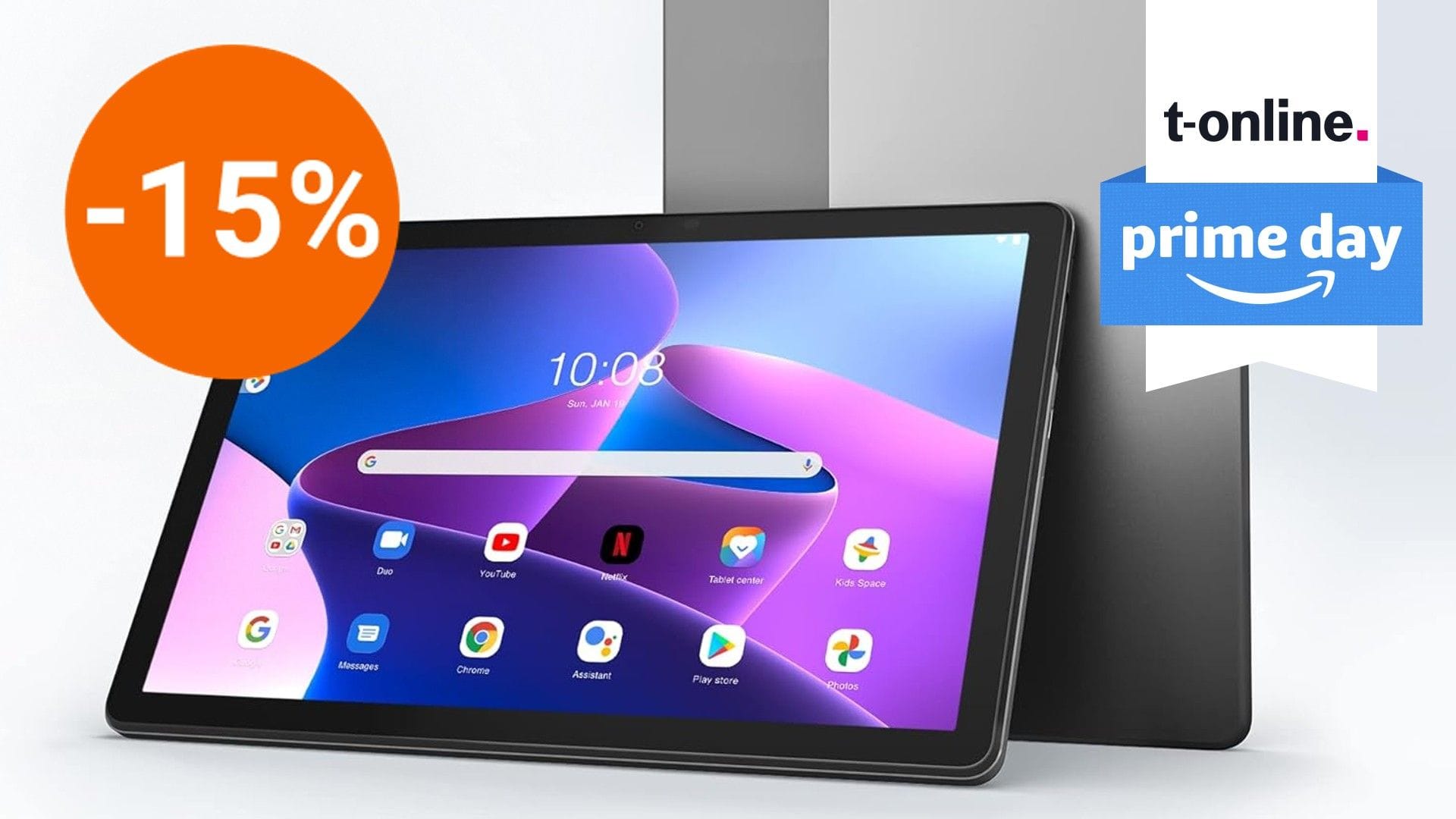 15 Prozent Rabatt beim Amazon Prime Day: Das Lenovo Tab M10 gibt es heute bei Amazon zum Tiefpreis.