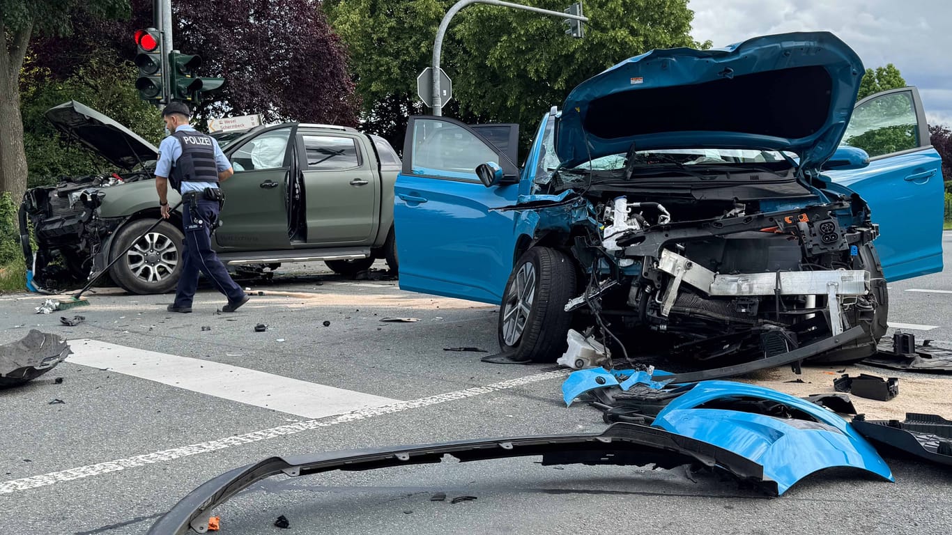 Rumms: Viele Verkehrsunfälle enden in Deutschland glimpflicher als in anderen Ländern.