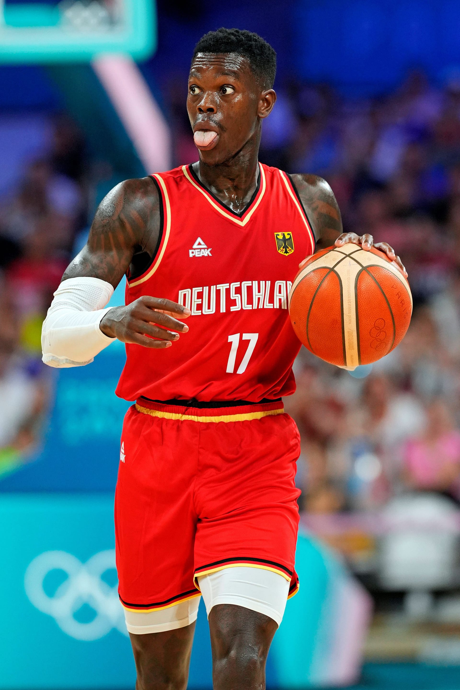 Dennis Schröder: Mit 20 Punkten war er gegen Brasilien bester Werfer der deutschen Baskeballer.