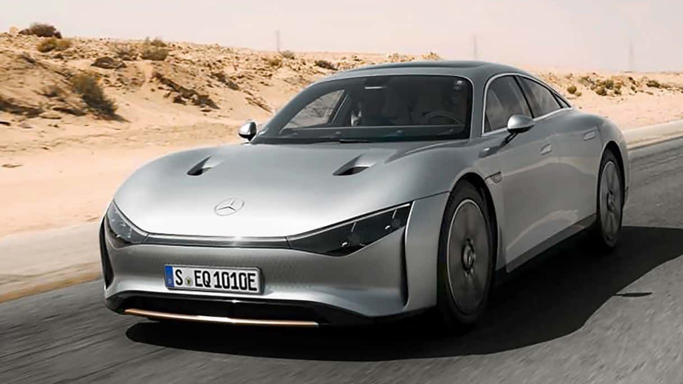 Mercedes Vision EQXX: Designinelemente der Studie sollen am kommenden EQC auftauchen.