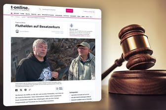 Unliebsamer Bericht: Vor drei Gerichten wollte Markus Wipperfürth (rechts) den kritischen Text verbieten, in dem es um den möglichen Missbrauch seines Status als verdienter Fluthelfer geht.