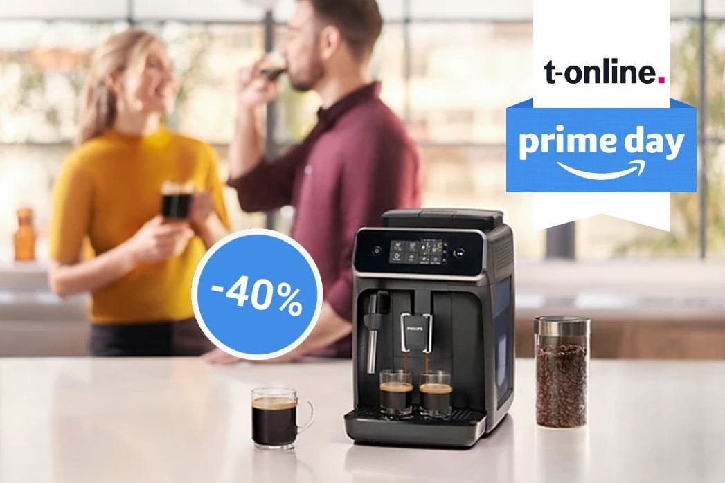 Beginnen Sie den Morgen mit einem guten Kaffee: Amazon reduziert am Prime Day einen Vollautomat von Philips radikal.