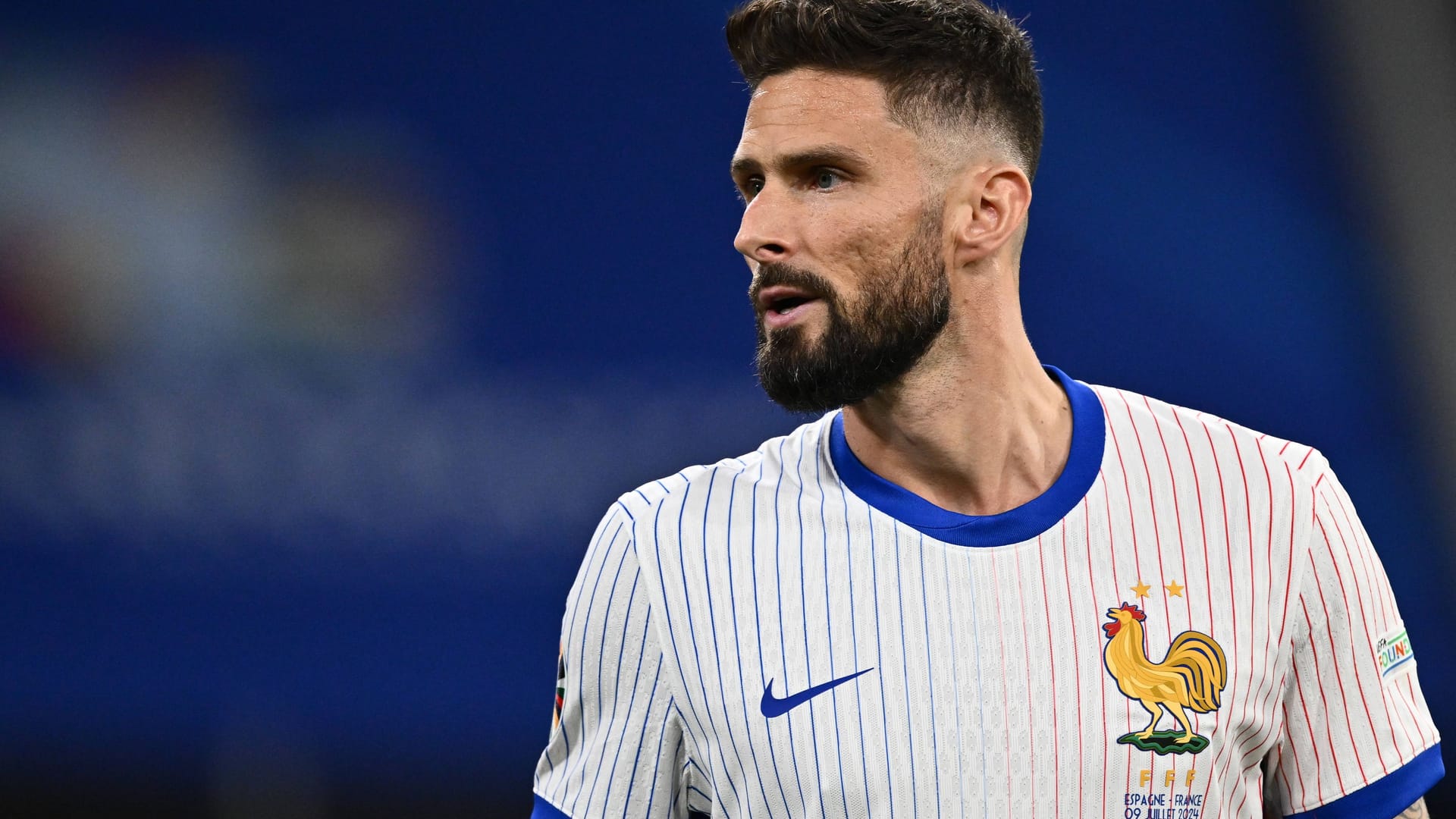 Olivier Giroud: Der französische Rekordtorschütze wird nicht mehr für die Nationalmannschaft auflaufen. Olivier Giroud: Der französische Rekordtorschütze wird nicht mehr für die Nationalmannschaft auflaufen.