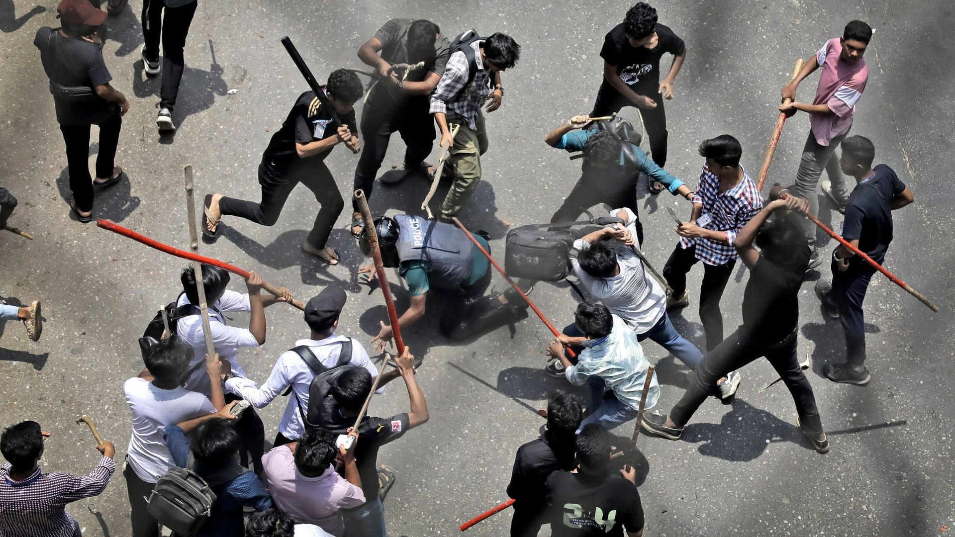 APTOPIX Bangladesh Campus Violence