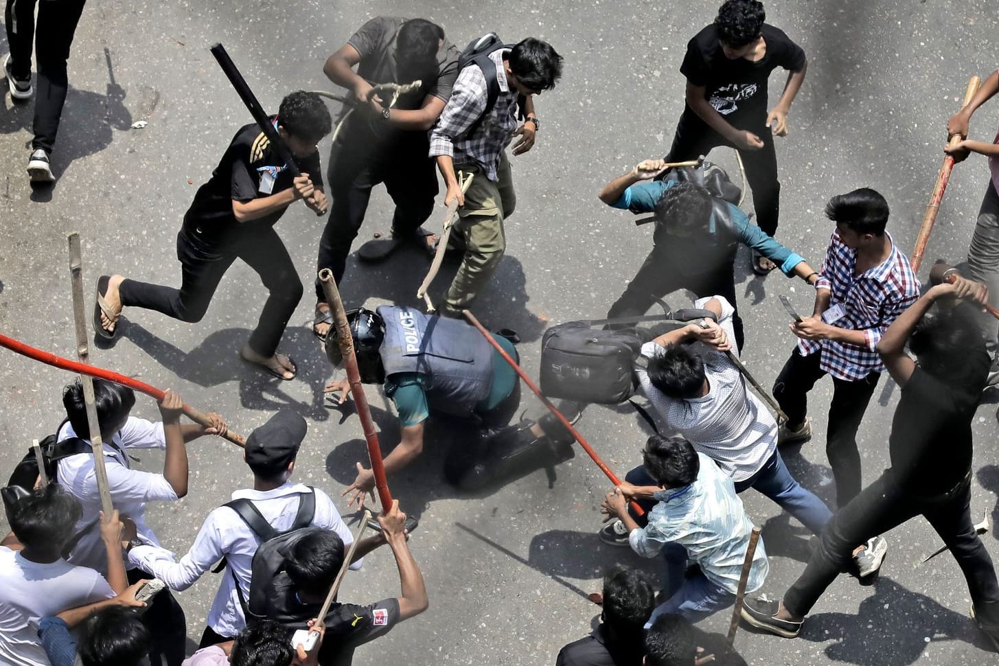 APTOPIX Bangladesh Campus Violence