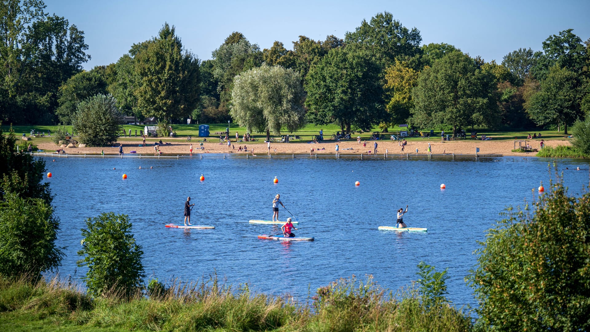 Der Werdersee in Bremen: Der Mann konnte nicht mehr reanimiert werden.