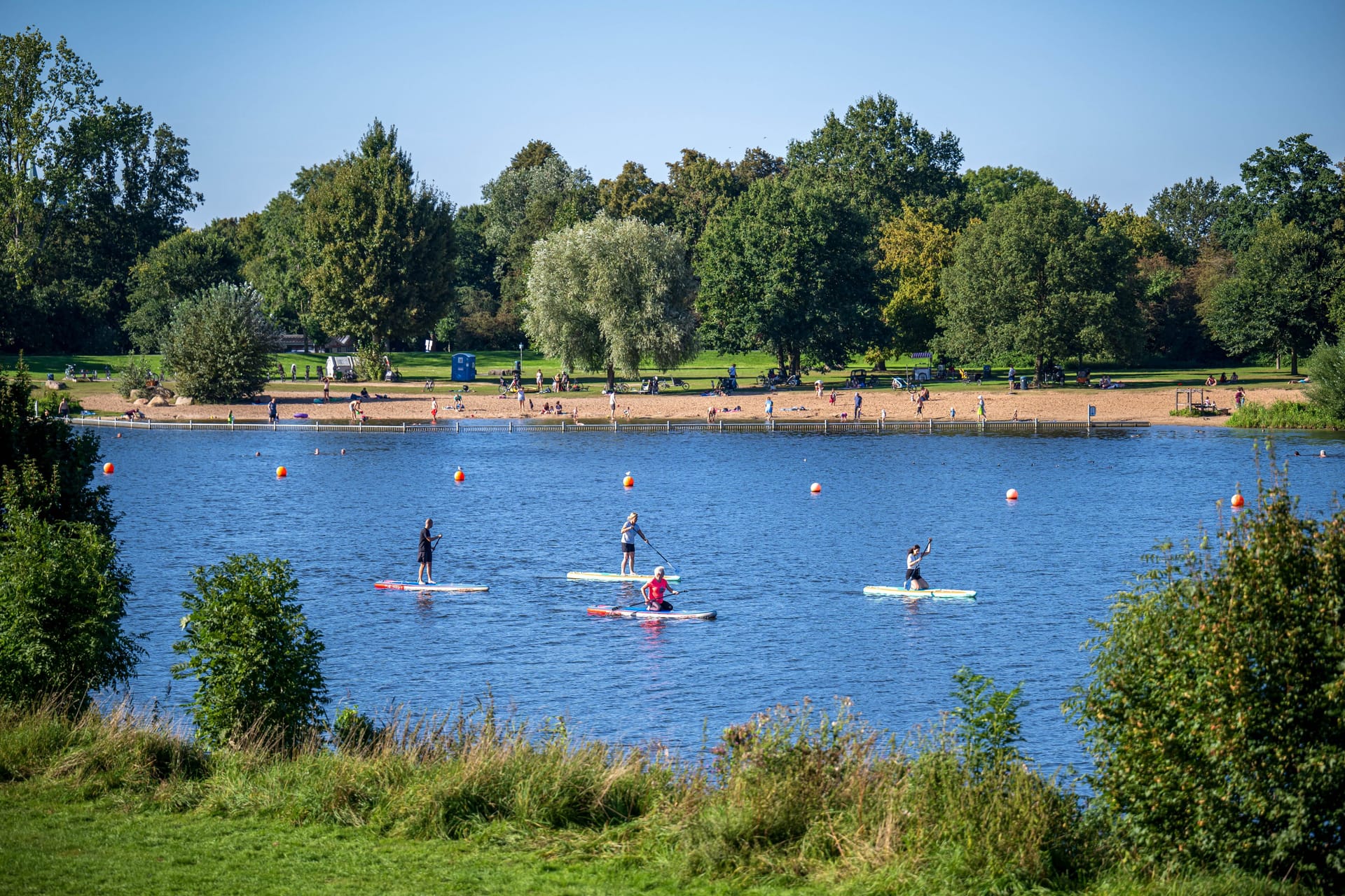 Der Werdersee in Bremen: Der Mann konnte nicht mehr reanimiert werden.