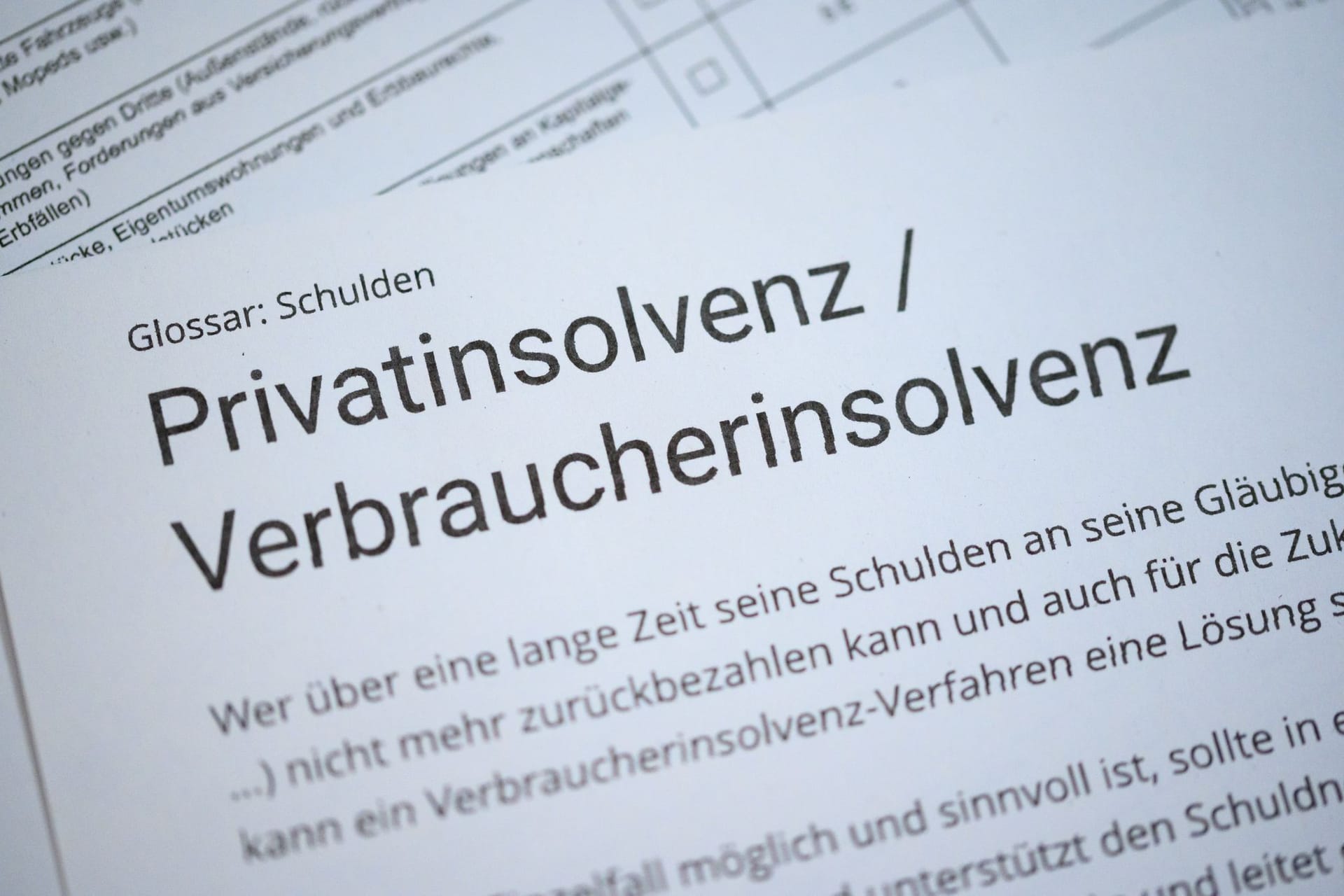 Privatinsolvenz Privatinsolvenz