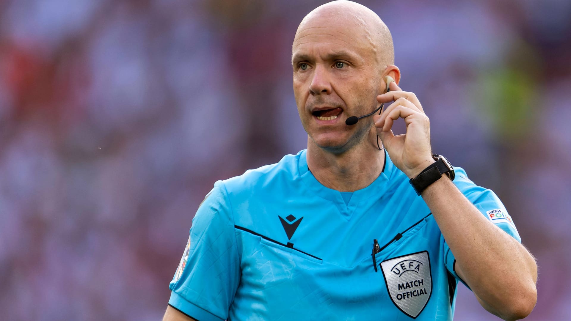 Anthony Taylor: Der englische Schiedsrichter entschied sich gegen einen Handelfmeter.